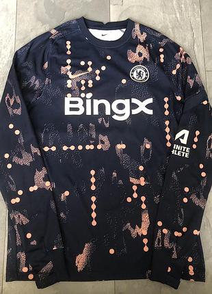 Тренировочный лонгслив chelsea fc 2024/25 nike strike (premium)