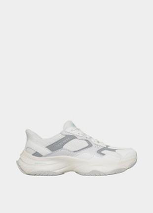 Оригинальные женские кроссовки skechers / белые кроссовки скечерс