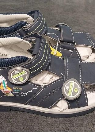 Удобные босоножки бренда с.луч navy р.26,28,30,31