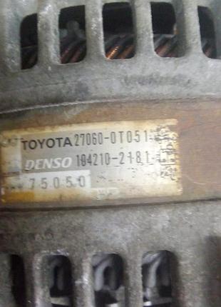 Генератор toyota / denso 100a (27060-0t051) — оригинал