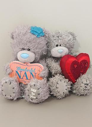 Me to you/ tatty teddy  teddy bear, коллекційна іграшка тедді теддік з сердечком і другий з табличкою, не великий розмір лот з двох