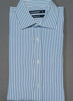 Воротник 41 см cedarwood state size 16/41 в полоску рубашка regular fit