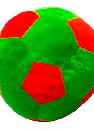 Игрушка мягконабивная мяч футбольный мс 180402-01_green-orange