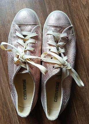 Кеди converse натуральна шкіра