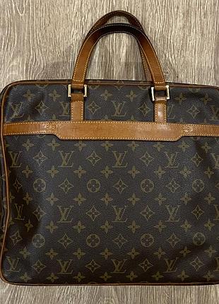 Вінтажна сумка louis vuitton monogram для документів і ноутбука