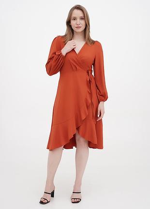 Теракотова сукня
