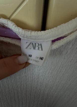 Біла блуза на дівчинку 7