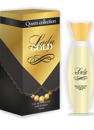 Женская туал вода lady gold парфюм спрей женская туал вода