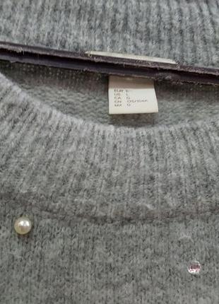 Джемпер з перлинами h&m 7