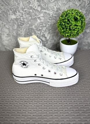 Converse all star кроссовки кеды 39 размер спортивные белые