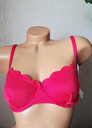 Купальный верх женский 70е (32dd/e) / 75d (34d), малиновый
