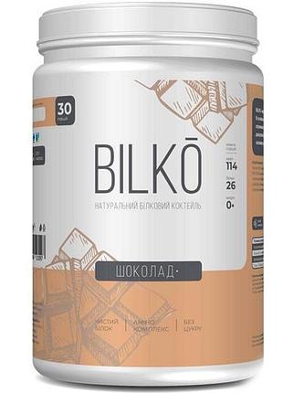 Протеїновый коктейль bilko ( 87% білка / 0,9 кг ) вкус : шоколад