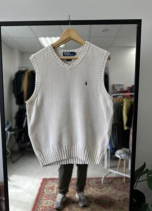 Вінтажна жилетка polo ralph lauren