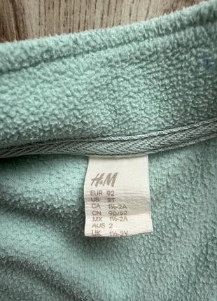 Флісова кофта для дівчинки h&m 3