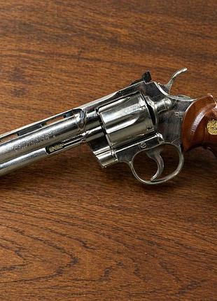 Макет револьвера python 6 silver usa 1955 год, магнум питон