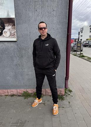 Оригінал спортивний костюм puma essentials small no. 1 logo hoodie men 682574_01 оригинал на флісі