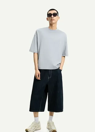 Футболка bershka 19563 light blue