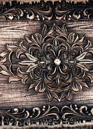 Шкатулка "старинная" резная из натурального дерева