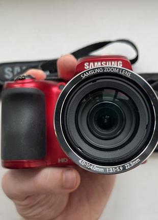 Фотоаппарат камера samsung wb100 16.2mp червона + карта 16гб