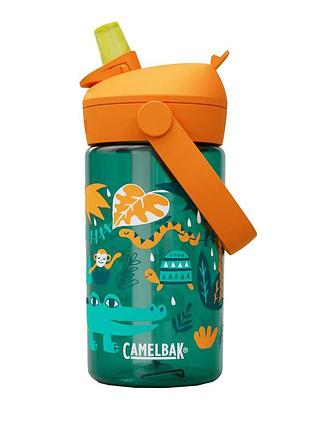 Детская бутылка camelbak kids thrive flip straw 0.4l (цвет jungle animals)
