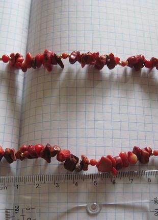 Бусы .ожерелье. коралл . 5