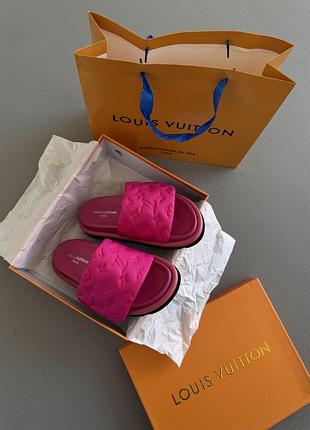 Louis vuitton pillow slides pink premium 39