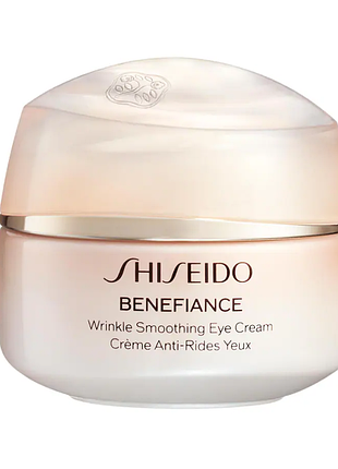 Shiseido benefiance wrinkle smoothing eye cream питательный крем для кожи вокруг глаз для уменьшения морщин, 15 мл