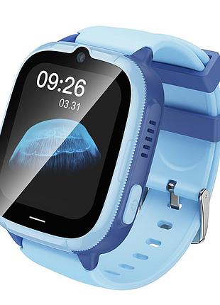 Смарт-часы hoco y106 4g children phone watch blue