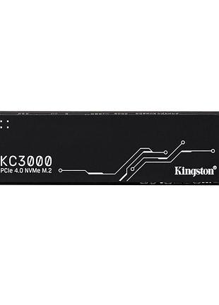 Накопичувач ssd m.2 kingston kc3000 512gb nvme 2280 pcie 4.0 x4 3d nand tlc