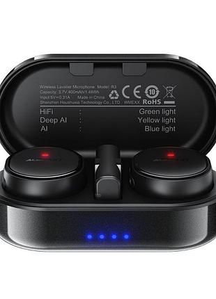 Беспроводная микрофонная система acefast r3 dual-mic (type-c) black