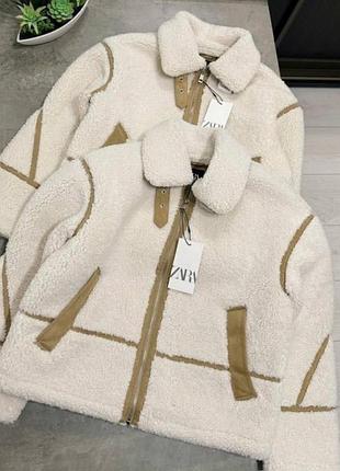 Дубленка zara