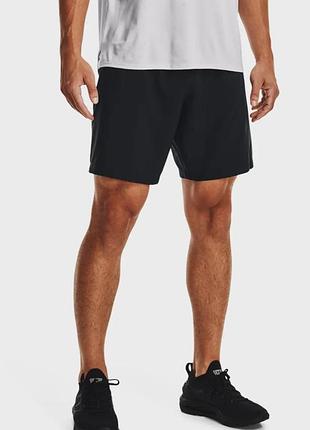 Чоловічі чорні шорти ua woven graphic