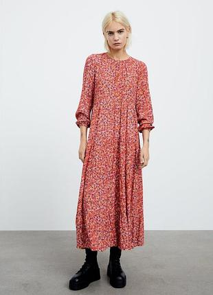 Платье zara вискоза