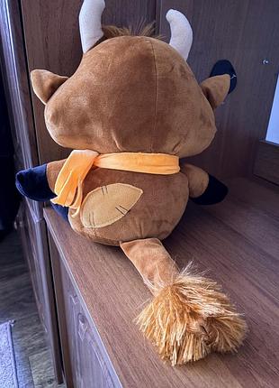 М’яка іграшка, корівка з шарфиком 3