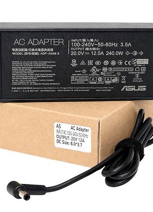 Блок живлення зарядний пристрій для ноутбука asus 20v 12a 240w 6.0x3.7