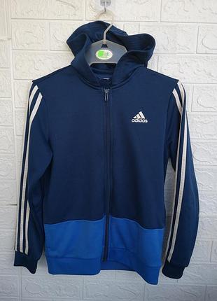Спортивна кофта adidas на хлопчика zip-худі капюшонка