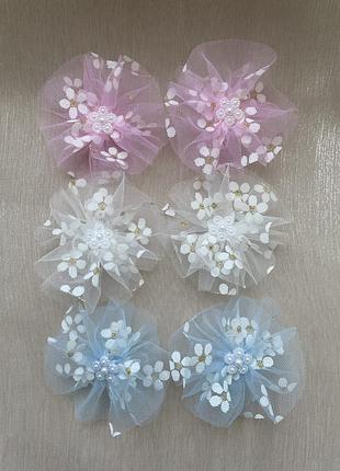 Бантики резиночки заколочки