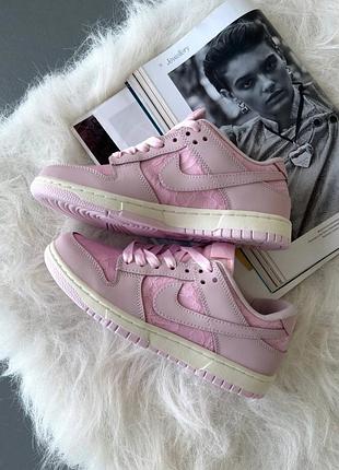 Кроссовки nike sb dunk low wmns lace pack - regal pink