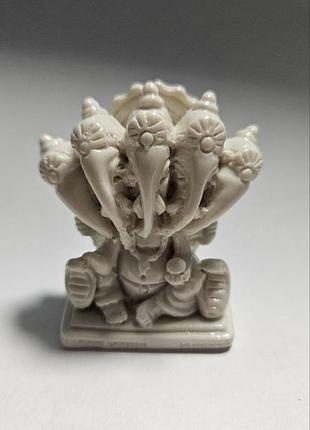 ✨ статуетка п’ятиголового бога ганеші 🐘🐘🐘🐘🐘 ганеша. нэцкэ. буддизм. фен шуй. 🔮 потужний талісман захисту, мудрості та духовної сили