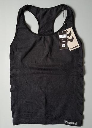 Майка топ женская спортивная бесшовная hummel, р. l