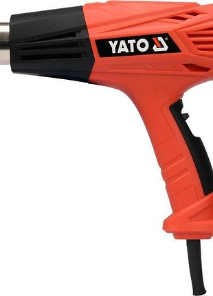 Фен технический yato yt-82294 с регулятором температуры с 4 насадками