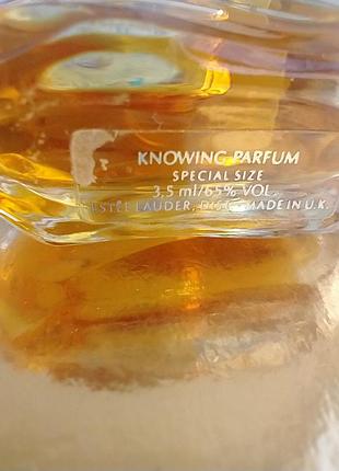 Estee lauder knowing винтаж миниатюра 3.5 духи 7