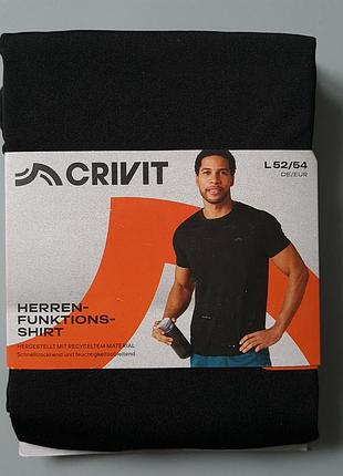 Футболка мужская спортивная crivit германия, l 52/54