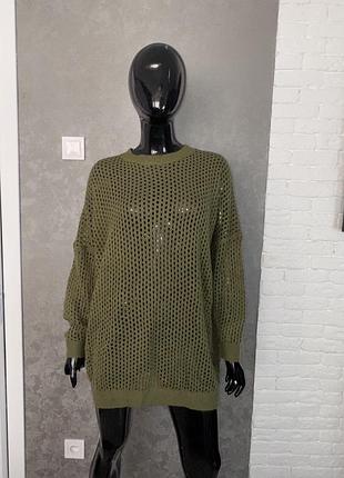 Ажурна кофта джемпер romwe, xl
