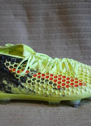 Яркие профессиональные бутсы-комби puma future 18.1 netfit sg 42 1/2 р.