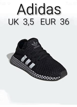Крутые стильные кроссовки бренда adidas deerupt runner uk 3,5 eur 36