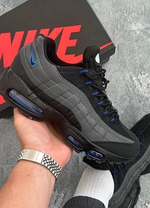 Чоловічі кросівки nike air max 95 black royal blue