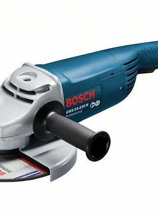 Угловая шлифмашина bosch gws 24-230h 2400 вт 230 мм мощная болгарка для мастерской