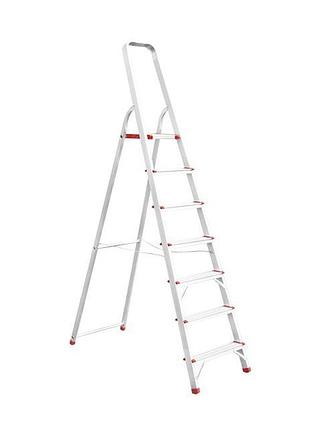Стремянка алюминиевая 7 ступеней intertool lt-1007