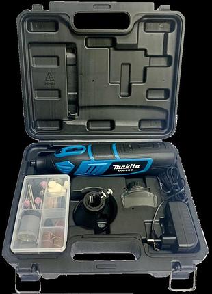 Акумуляторний міні-гравер 12в makita dgd812z + комплект насадок 100 шт